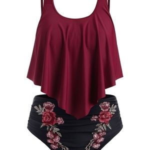 NWT plus sized bikini, tankini, high waisted